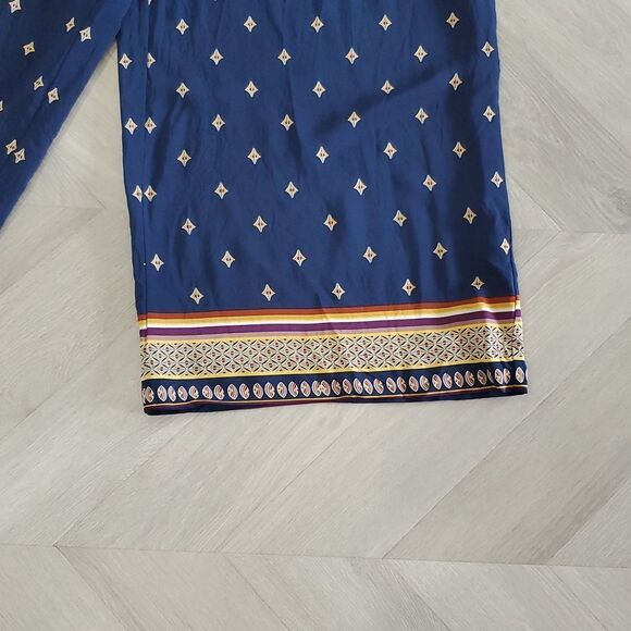 A.N.A.  A New Approach Palazzo Wide Leg Pants Size Lg  100% Rayon - Picture 3 of 7